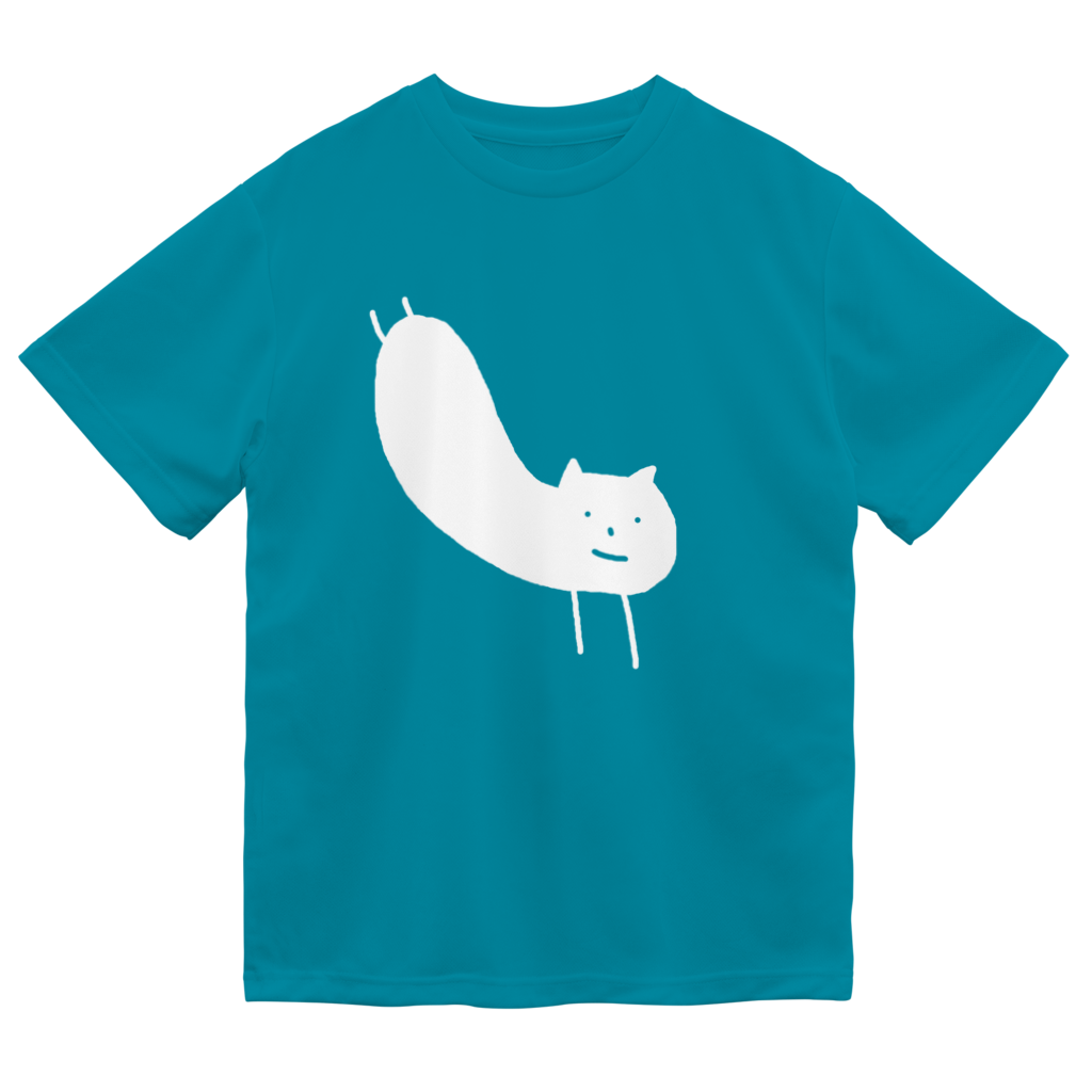 白っぽいネコさんデザインのTシャツ